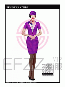 職業(yè)裝空姐服制服設(shè)計(jì)圖681