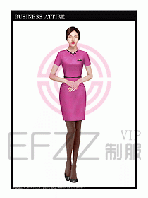 職業裝空姐服制服設計圖688