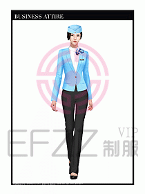 職業裝空姐服制服設計圖693