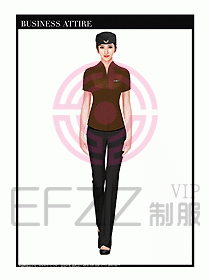 職業(yè)裝空姐服制服設(shè)計圖705