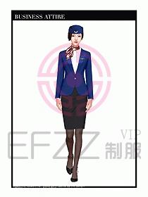 職業(yè)裝空姐服制服設(shè)計圖710
