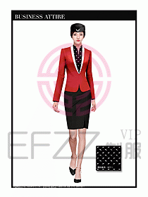 職業(yè)裝空姐服制服設(shè)計圖713