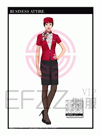 職業(yè)裝空姐服制服設(shè)計圖718
