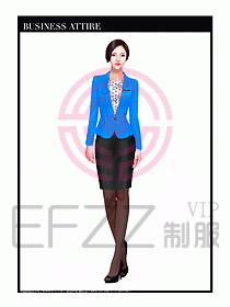 職業裝空姐服制服設計圖734