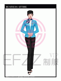 職業(yè)裝空姐服制服設計圖731