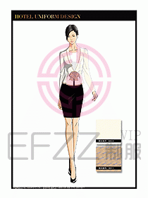 酒店總臺大堂服務員制服846
