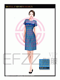 水療SPA咨客迎賓制服設(shè)計(jì)342