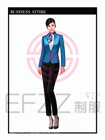 職業裝空姐服制服設計圖737