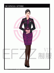 職業裝空姐服制服設計圖735