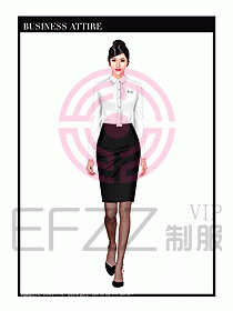 職業裝空姐服制服設計圖748