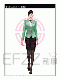 職業(yè)裝空姐服制服設(shè)計圖756