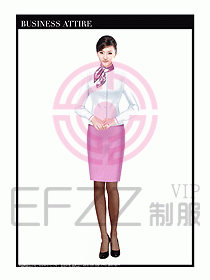 職業(yè)裝空姐服制服設(shè)計圖762