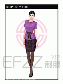 職業裝空姐服制服設計圖768