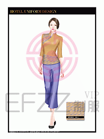 按摩技師美容制服設(shè)計(jì)1161