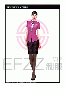 職業裝空姐服制服設計圖774