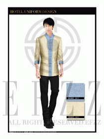 酒店中餐服務(wù)員制服設(shè)計1642