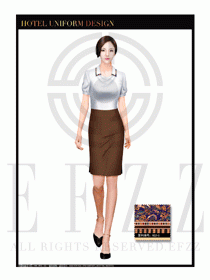 酒店總臺大堂服務(wù)員制服設(shè)計圖885