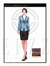 酒店總臺大堂服務(wù)員制服設(shè)計圖903