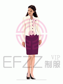 接待服務員服裝054