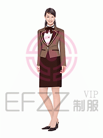接待服務員服裝085