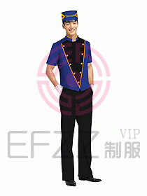 酒店門童制服180