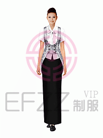 西餐咨客服裝123