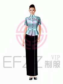 西餐咨客服裝127