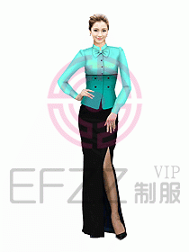 西餐咨客服裝147