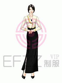 西餐咨客服裝173