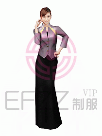 西餐咨客服裝187