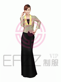西餐咨客服裝186