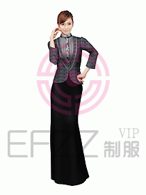 西餐咨客服裝191