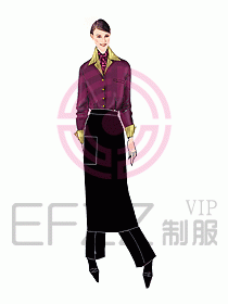 西餐領(lǐng)班接待服裝023
