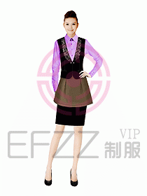 西餐服務生服裝295