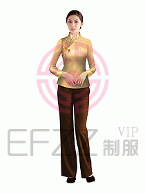 中餐服務員制服324