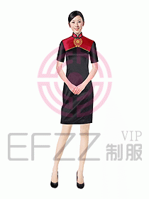 中餐服務員制服377