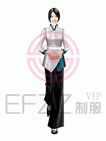 中餐服務員制服463