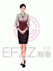 中餐服務員制服588