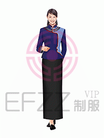 中餐迎賓制服020