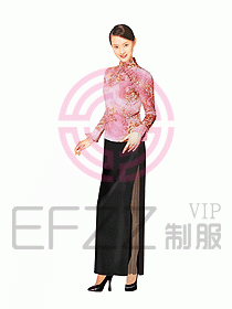 中餐迎賓制服110