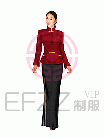 中餐迎賓制服170