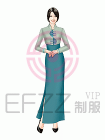 中餐迎賓制服340