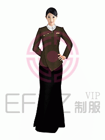 中餐迎賓制服372