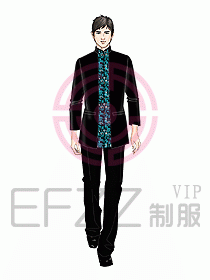 中餐服務員制服767