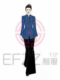 中餐服務員制服786
