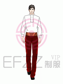 中餐服務員制服838