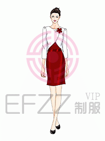 水療會(huì)所咨客制服164