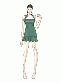 按摩技師服596
