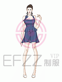 按摩技師服635