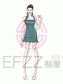 按摩技師服673